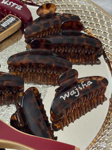 Custom Leopard Clawclip